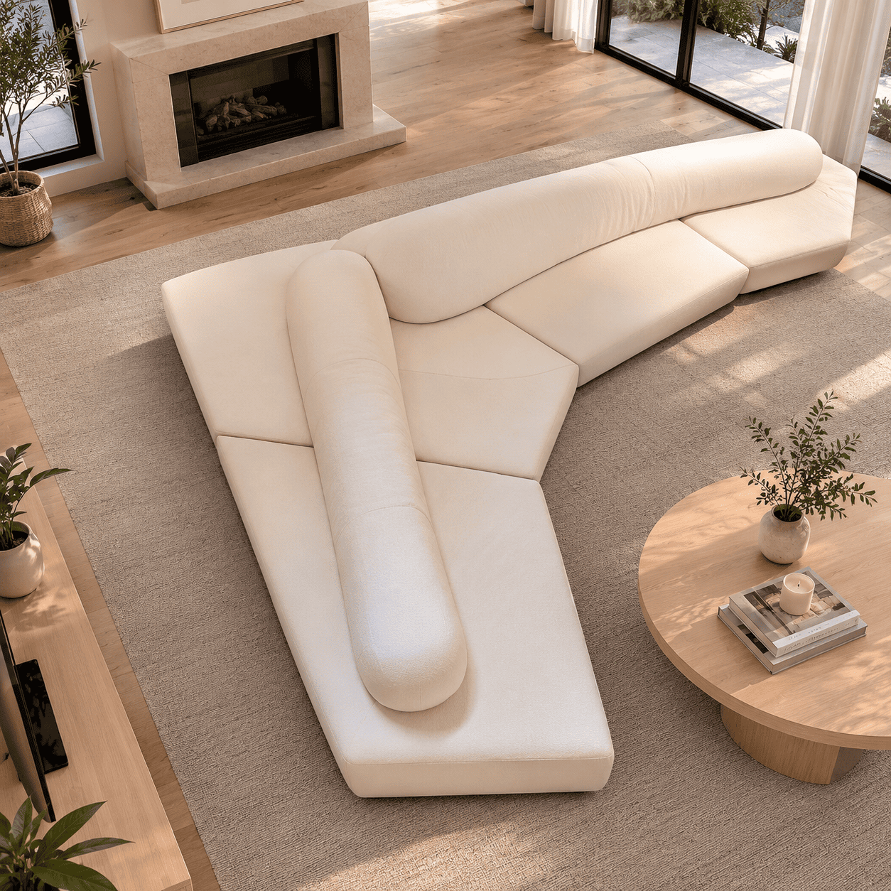 Cloud Luxury 4 Modular Sofa Modern Living Room Couch– Luxxi Home