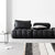 Edana Calf Leather 3-Seater Sofa Armless Couch