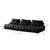 Edana Calf Leather 3-Seater Sofa Armless Couch