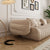 Leis Boucle 4-Seater Banana Sofa Imported flannel Special Design White Couch in Stock