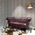 Ramona Tan Leather Sofa 3-Seater Brown Luxury Sofa