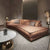 Scott Calf Leather Sectional Sofa