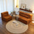 Shaun Fabric Armless Sofa 2-Seater Couch Lounge Loveseat/Living Room Sofa