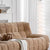 Shaun Fabric Armless Sofa 3-Seater Couch Lounge Sofa