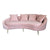 Simpson Velvet Couch Egg Sofa Set Upholstery Brown/Living Room in Stock