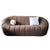 Samson Wool Couch 3-Seater Sofa Brown in Stock