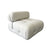 Mona White Boucle Couch 4 Pieces Modular Minimalist Sofa Set in Stock