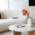 Adam suede fabric Round Shaped Designer Sofa 3-Seater Gray/Green/White/Living room sofa