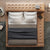 Adeline Brown/Black Microfiber Leather Luxury Modern Bed Frame King Size