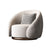 Betsys suede fabric Cozy Chair Living Room Swivel Chair in Multi-color