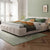 Bruce Technical Fabric Bed Frame Cloud Bed Brown in Stock
