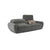 Chenille Fleece Foldable Backrest 2-Seater Sofa