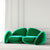 Clifford Velvet Green Interior Sofa 2-Seater Special Deign Modular Sofa in Multi Color