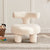 Elaine White Boucle Lounge Chair for Kids