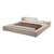 Jordy Modern Genuine calf leather Bed Frame Queen Size