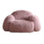 Lenaa Wool Teddy Fleece Pink 1-seater Comfy Sofa Chair