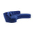 Marcel Sofa Blue Velvet Lounge Suit Modern Sofa Bed Navy Couch Upholstery