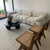 Mona White Boucle Couch 3 Pieces Modular Minimalist Sofa Set