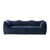 Nya Blue Flannelette Arm Sofa 3-Seater Couch/Living Room Sofa