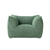 Nya Green Flannelette Arm Sofa 1-Setaer Sofa Chair