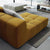 Rina Velvet Grey/Yellow Mixed Color Sectional L-shaped Sofa
